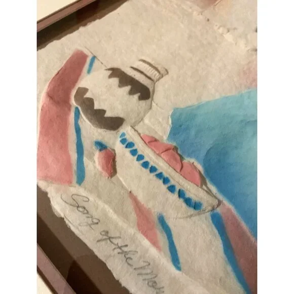 Figi Graphics Art Song Of The Morning Signed Priscillia 1992 With Original Tag